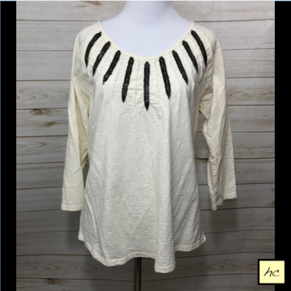 Coldwater Creek Embellished Top| 1-59
